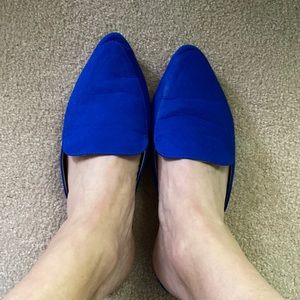 Cobalt Blue Mules
